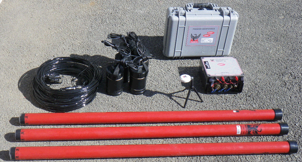 電磁探査 CSAMT法 MT法測定機器